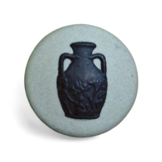 WIS Seminar Button - Black on Sage Green