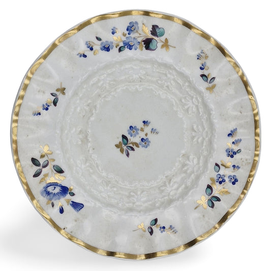 Plate, morning glory