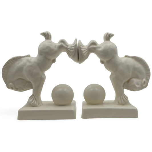 Pair Velamour Bookends - Horses