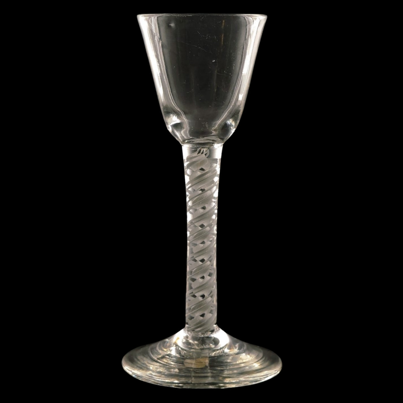 Triple-Twist Wine Glass