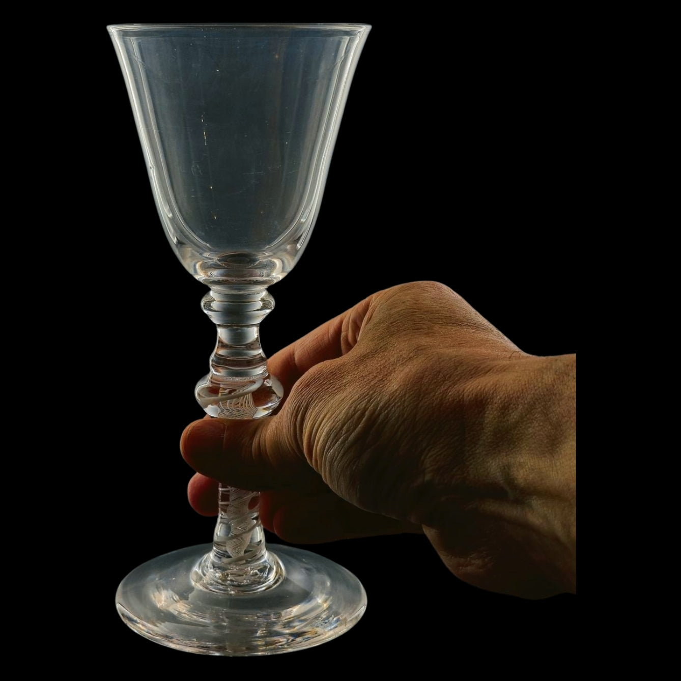 Composite-stem Newcastle goblet