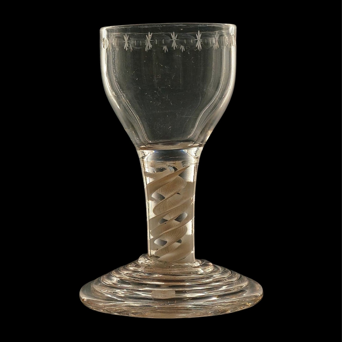 Engraved Dram Glass