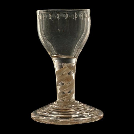 Engraved Dram Glass