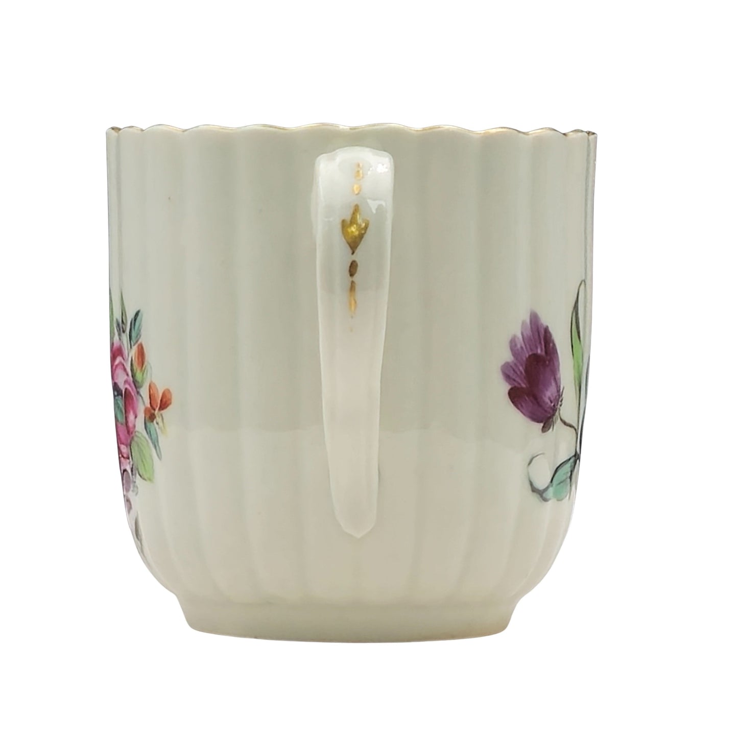 Fluted coffee cup & Saucer