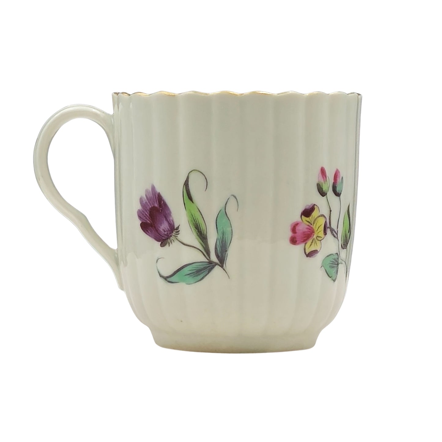 Fluted coffee cup & Saucer