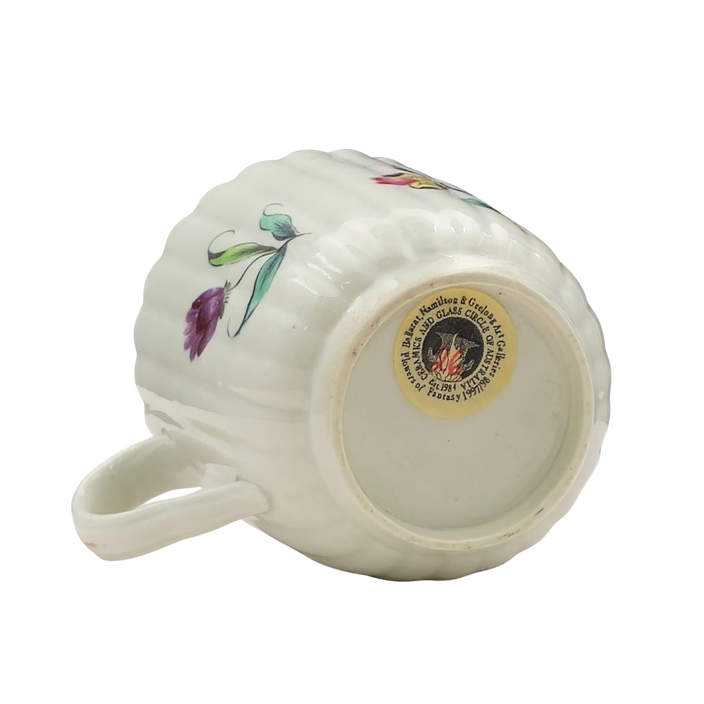 Fluted coffee cup & Saucer