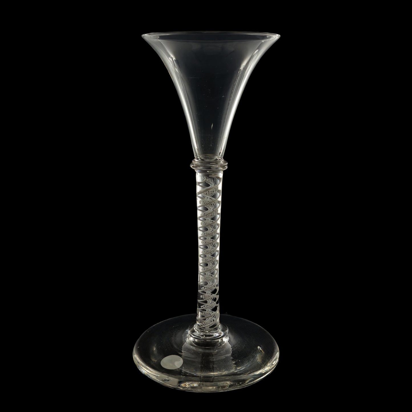 Trumpet wine glass