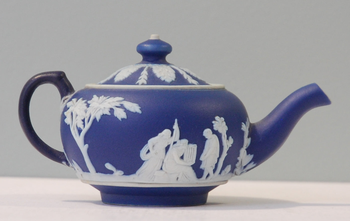 Miniature teawares: Teapot. Friendship consoling affliction
