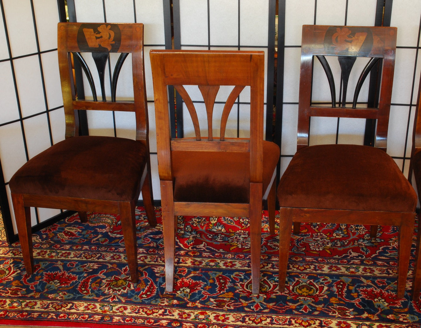 Set of Four Biedermeier Chairs
