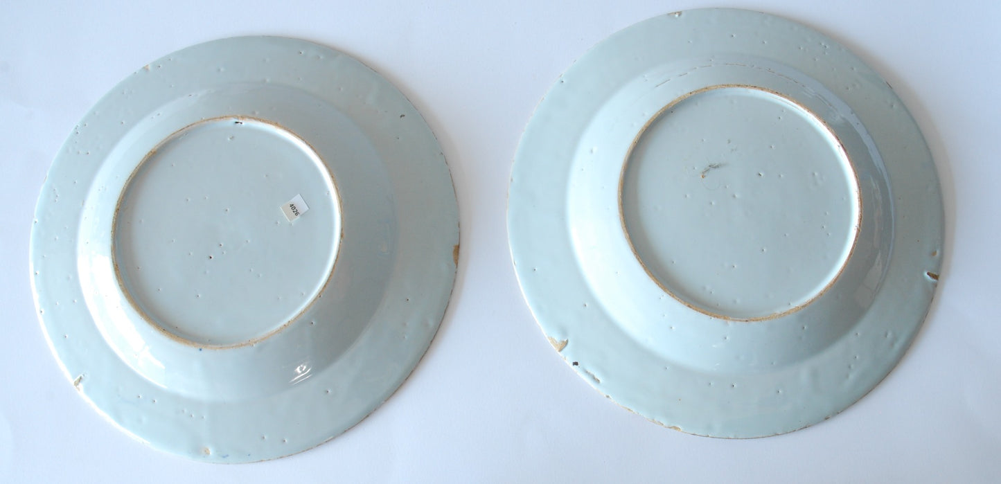 Pair plates: Garden