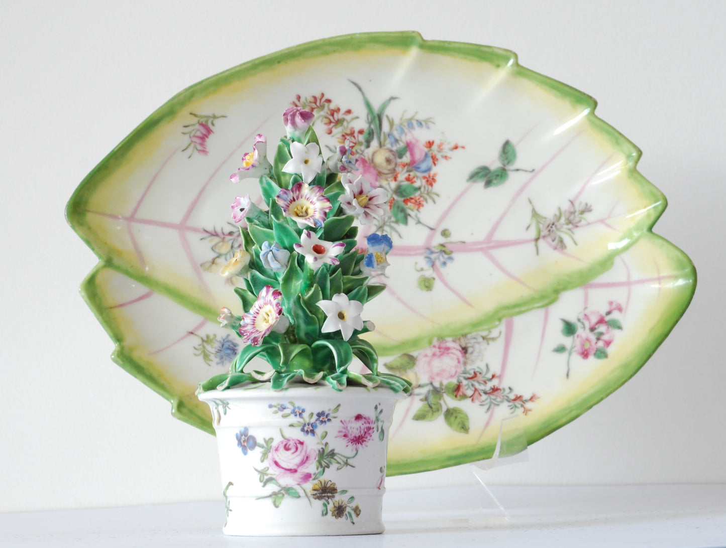 Polychrome Flower Basket