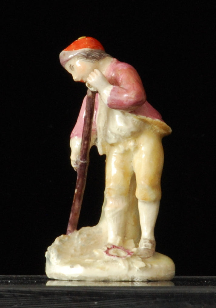 Miniature Figure: Gardener with rake