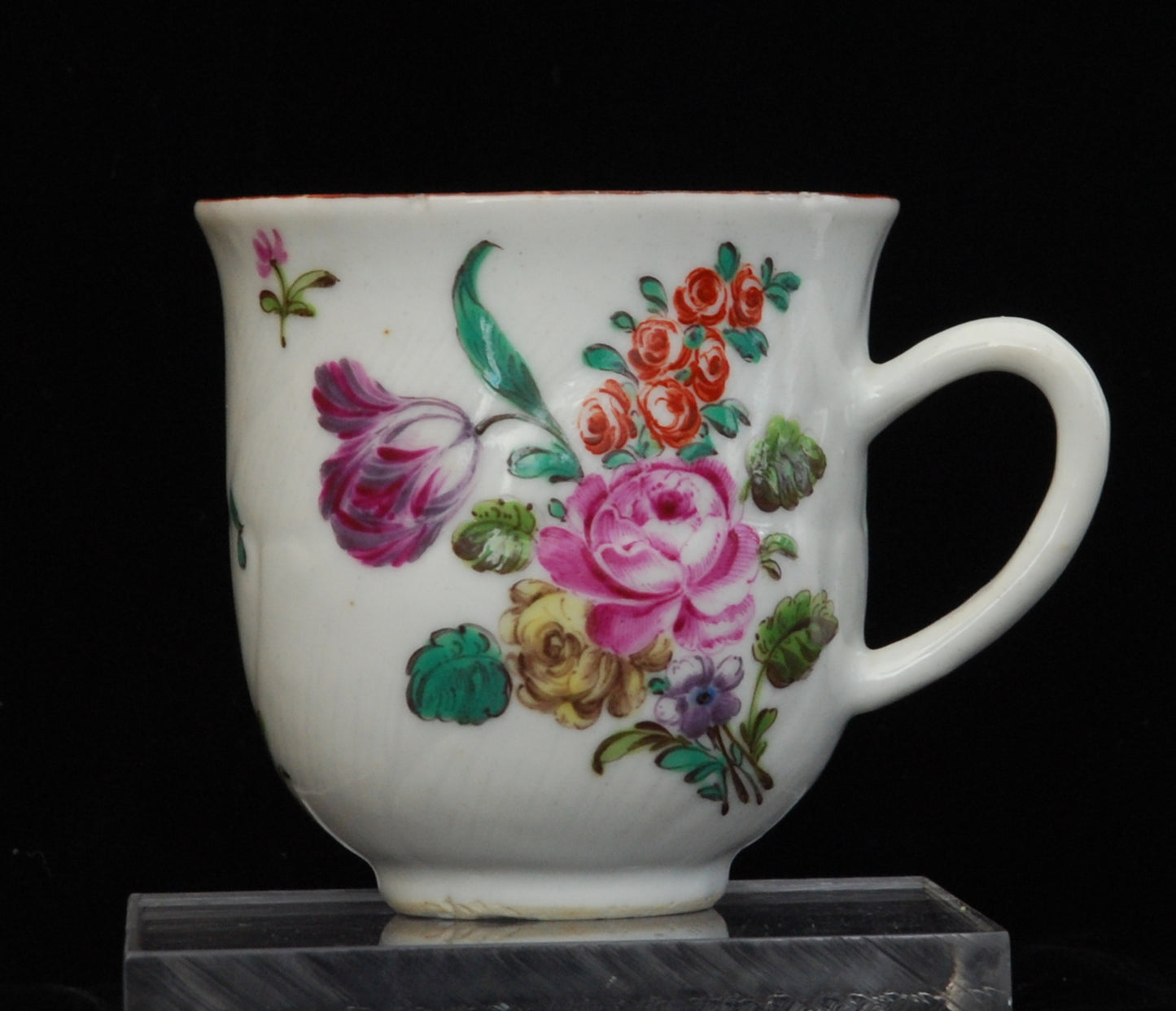 Coffee Cup: Moulded, Giles Decoration