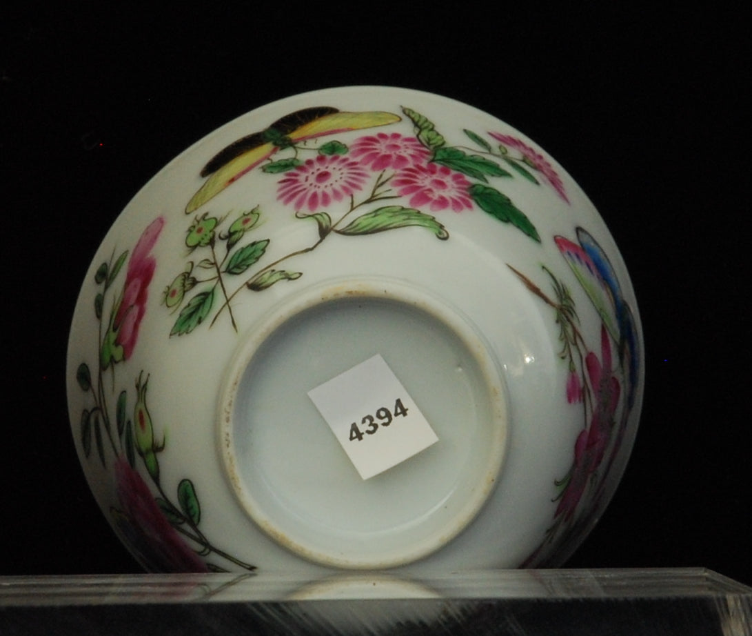 Chinese teabowl, Euro decoration