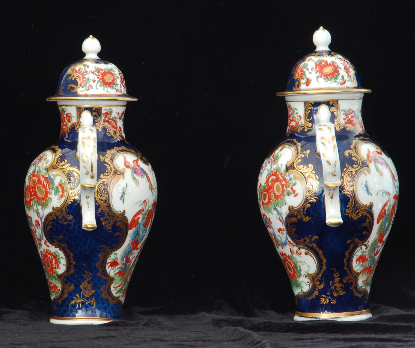 Pair vases: Jabberwocky Pattern