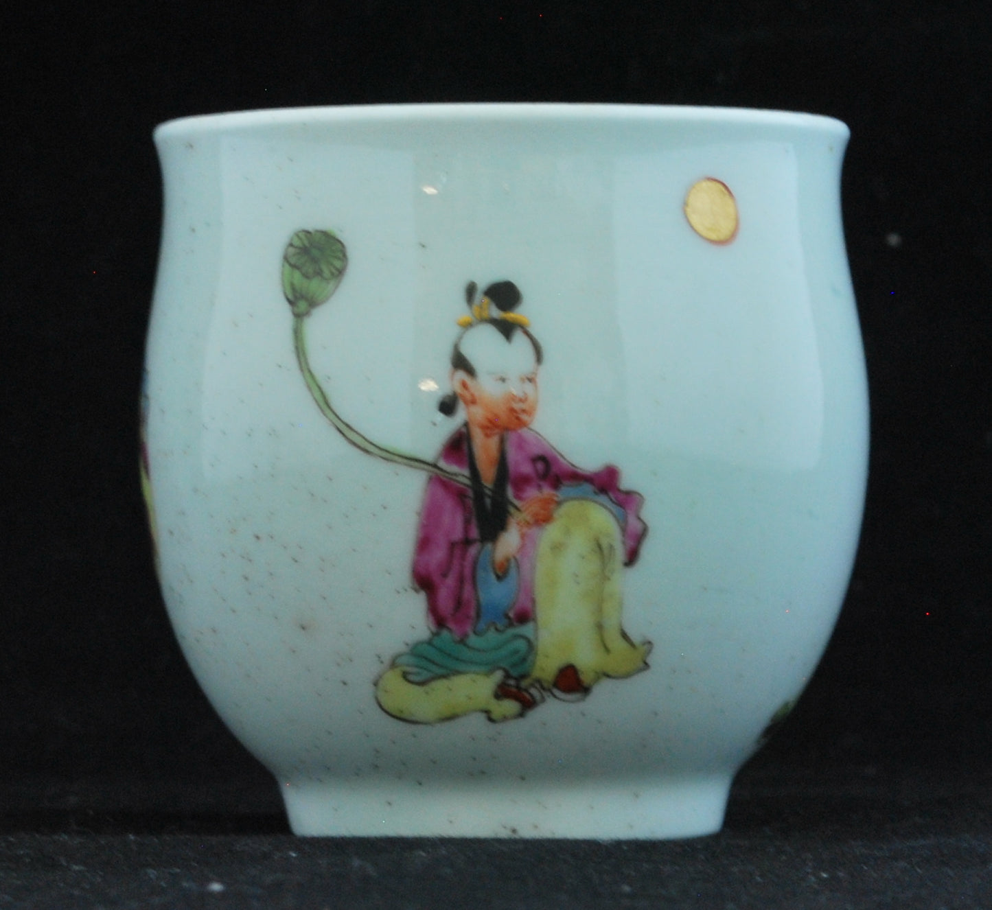 Coffee Cup & Saucer, Pu Tai, or Laughing Buddha