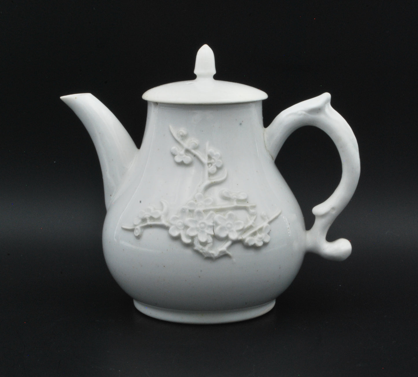 Pear-Shaped teapot with Prunus Decoration
