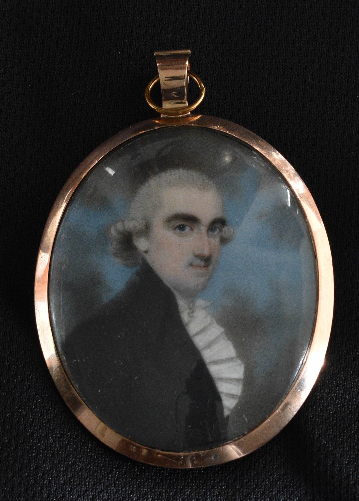 Portrait Miniature of a gentleman in a wig. John Downman RA