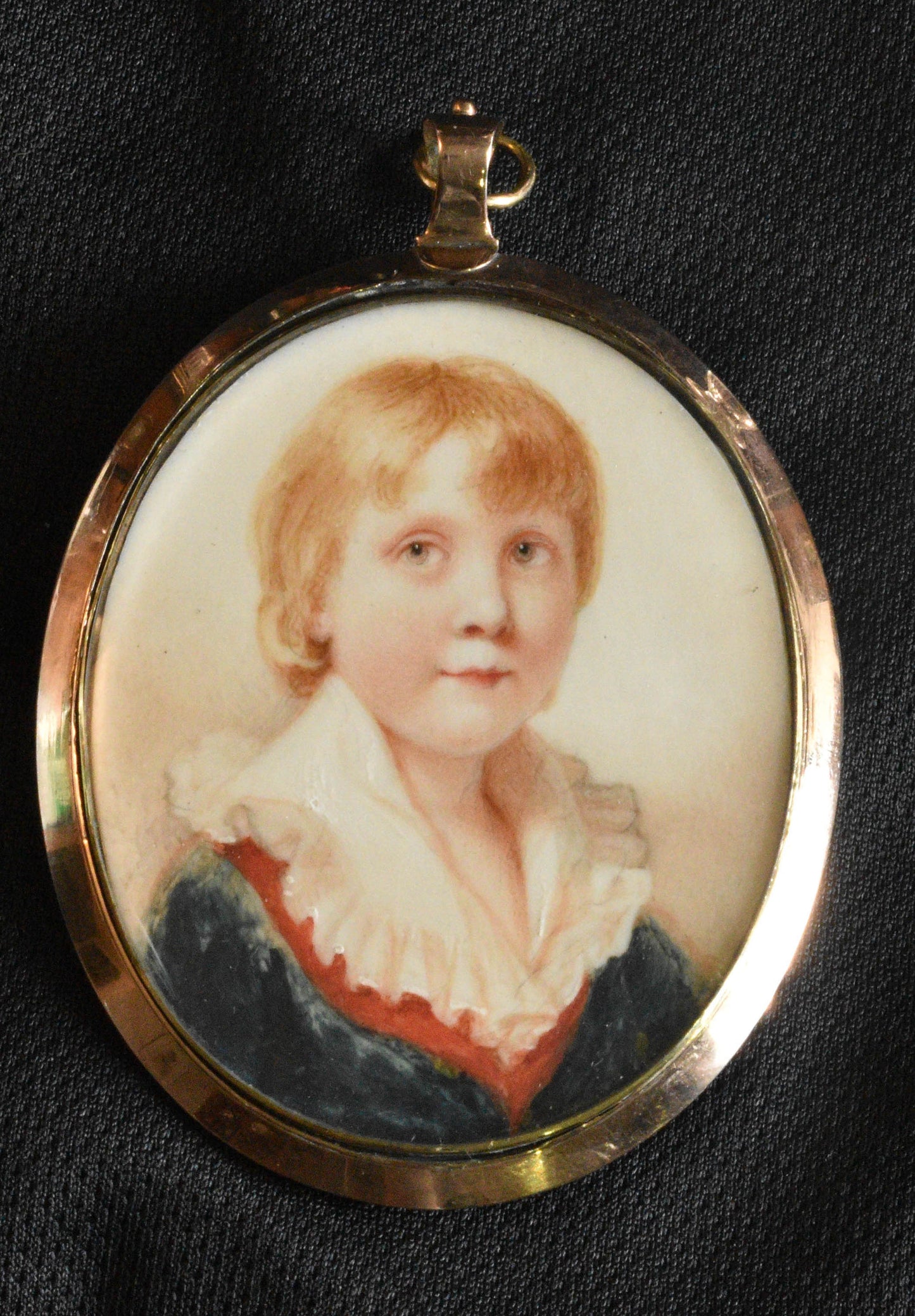 Portrait Miniature of a young boy. Abraham Daniel.