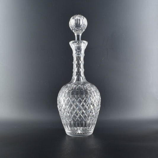 Decanter: Shaft & Globe, facetted neck