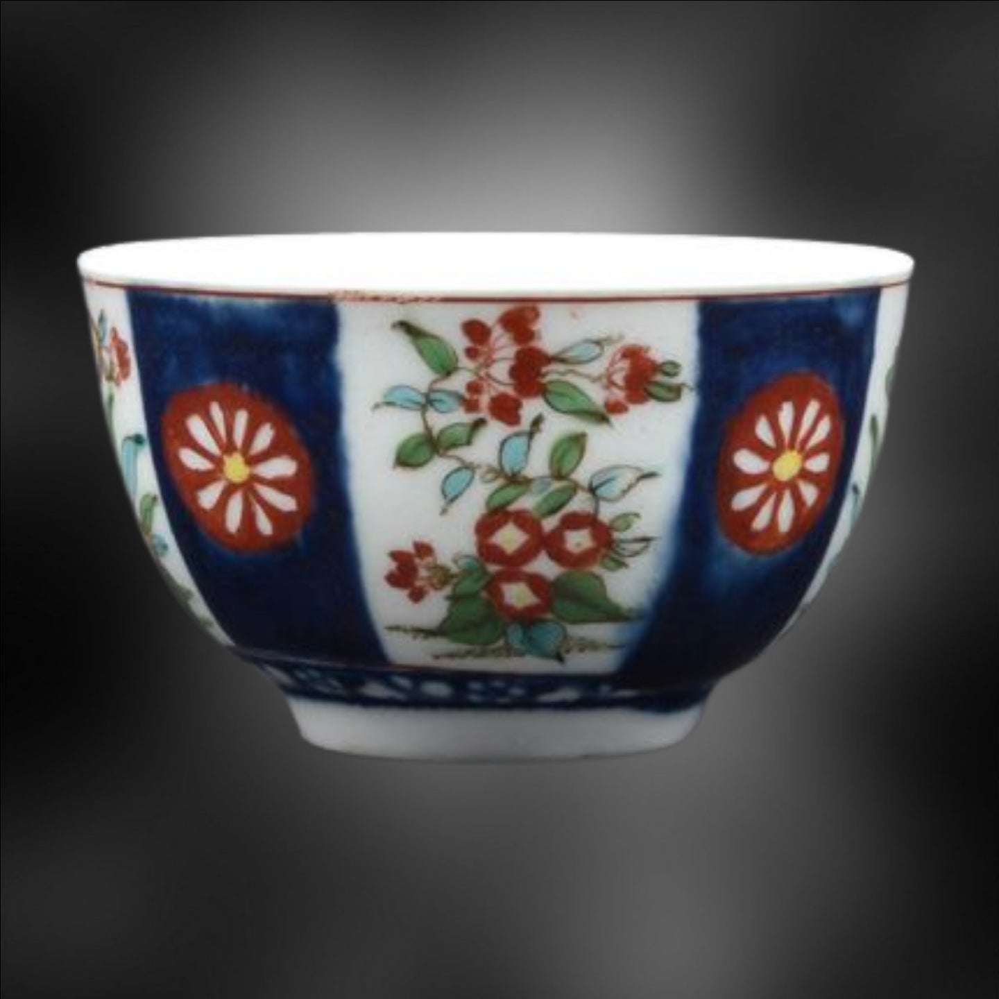 Tea Bowl & Saucer - Red Line pattern